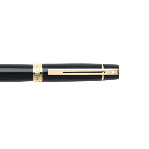 Sheaffer 300 Glossy Black Lacquer with Gold Tone Rollerball Pen SE1932551