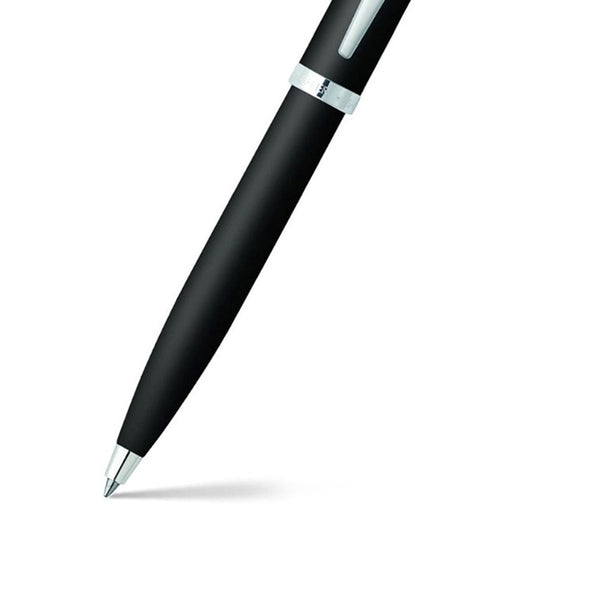Sheaffer 100 Matte Black Lacquer with Chrome Ballpoint Pen SE2931751