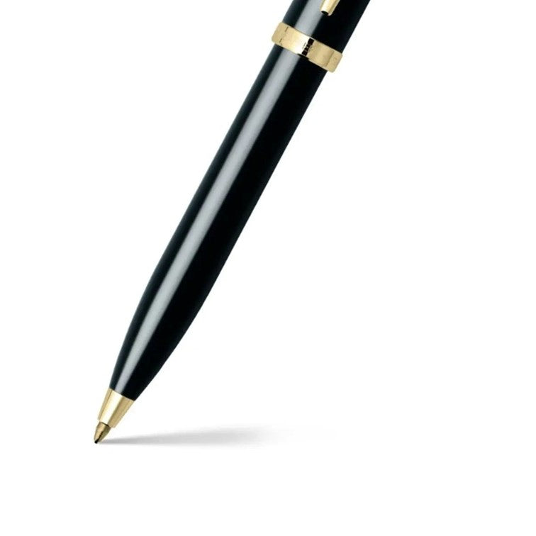 Sheaffer 100 Black Lacquer with Gold Tone Ballpoint Pen SE2932251