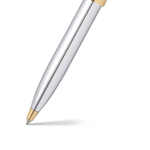 Sheaffer 100 Chrome/Gold Tone Ballpoint Pen SE2934051-30