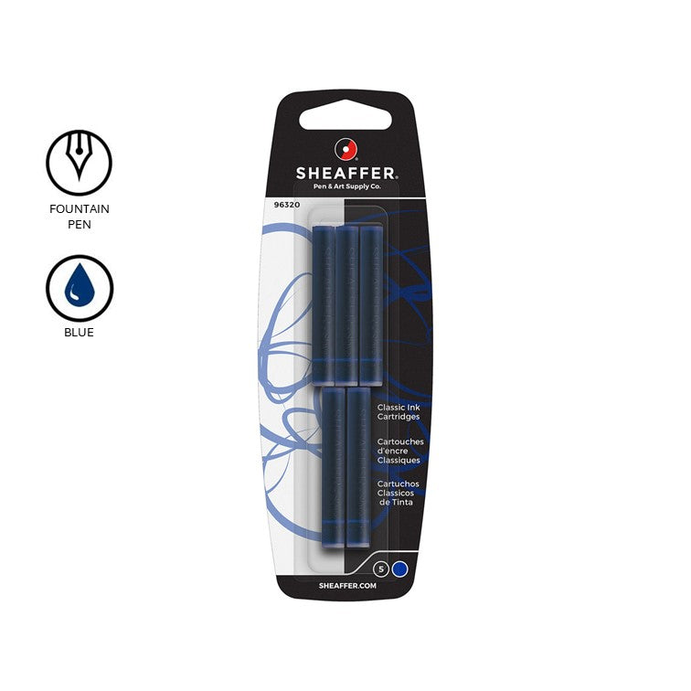 Sheaffer Blue Classic Fountain Pen Cartridge SE96320